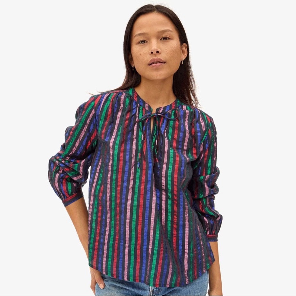 Clare V Shimmer Top